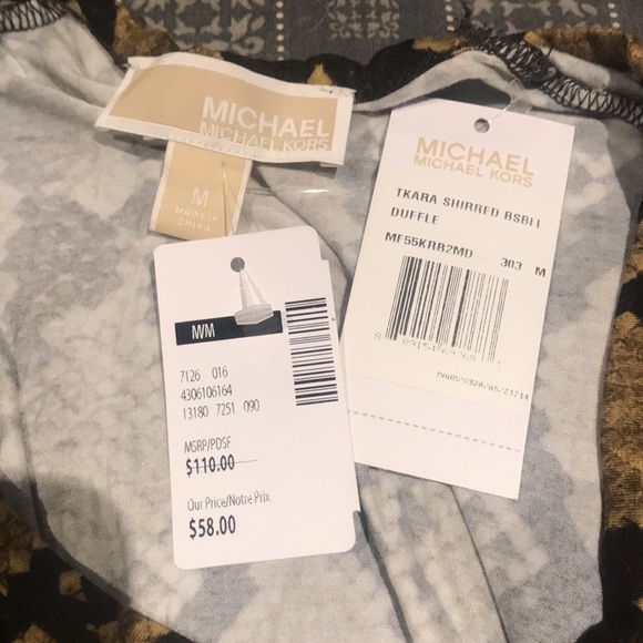 Michael Kors Snakeskin Top - Picture 4 of 9